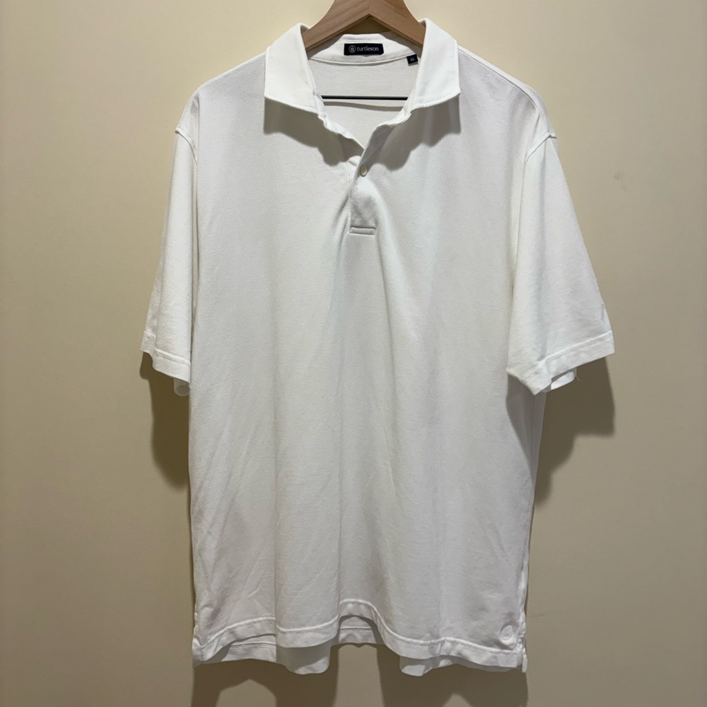 Turtleson Men’s White Polo